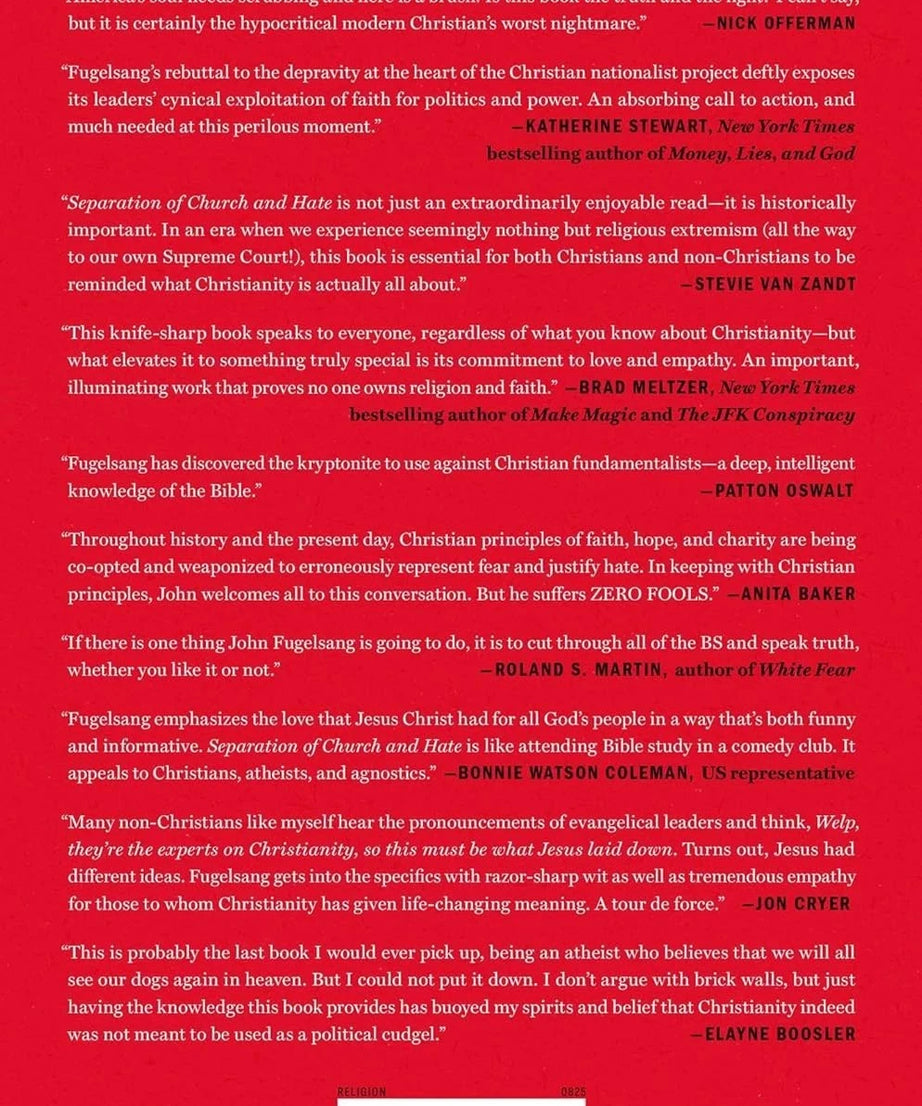 Separation of Church and Hate: paperback