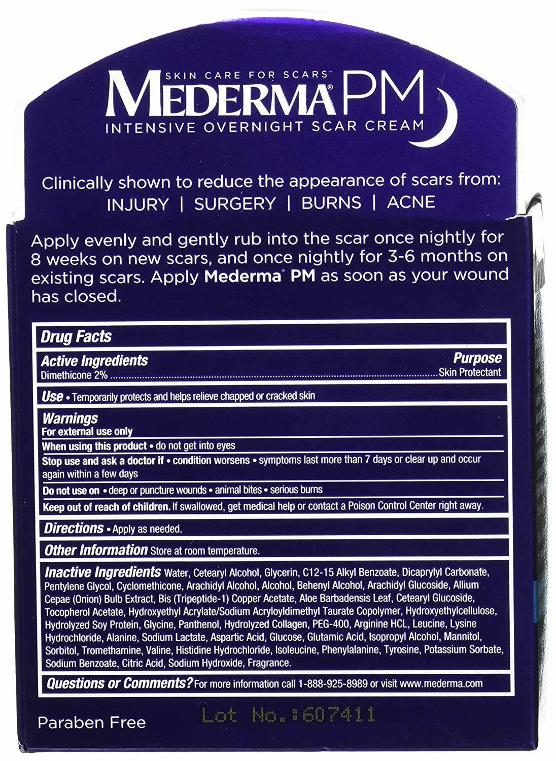 Mederma PM Intensive Overnight Scar Cream – 30 g