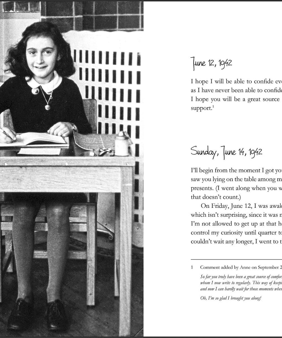 FREE SHIPPING-The Diary of A Young Girl by Anne Frank (Deluxe Hardbound Edition)
