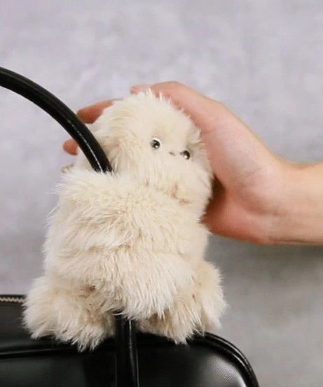 Mirumi Furry Robot Bag Charm by Yukai Engineering – Interactive Plush Clip Toy