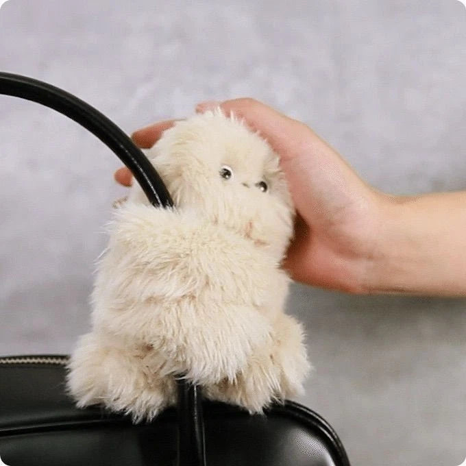 Mirumi Furry Robot Bag Charm by Yukai Engineering – Interactive Plush Clip Toy