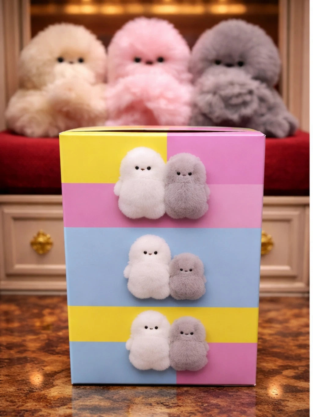 Mirumi Interactive Robot Bag Charm Plush Toy – Cute Motion Sensor Shy Robot Clip