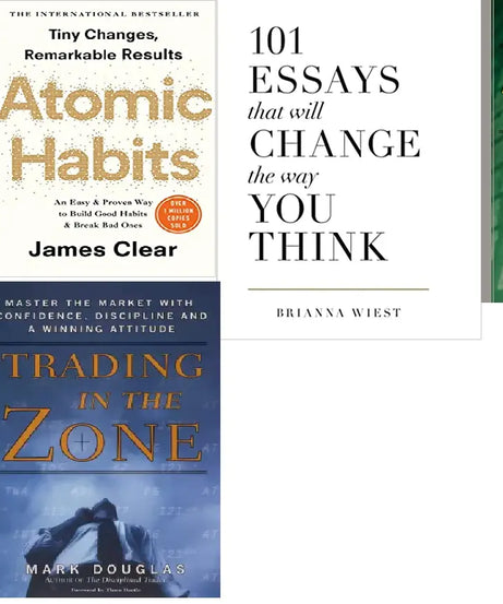 Disciplined Trader+MOUNTAIN IS u+Trading in the zone+Atomic + 101 ESS...Set of 5 books