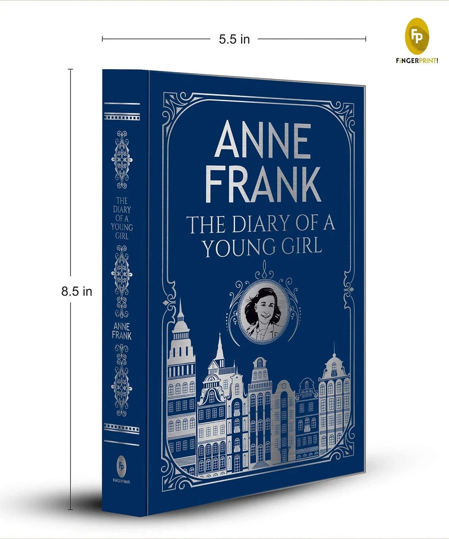 FREE SHIPPING-The Diary of A Young Girl by Anne Frank (Deluxe Hardbound Edition)