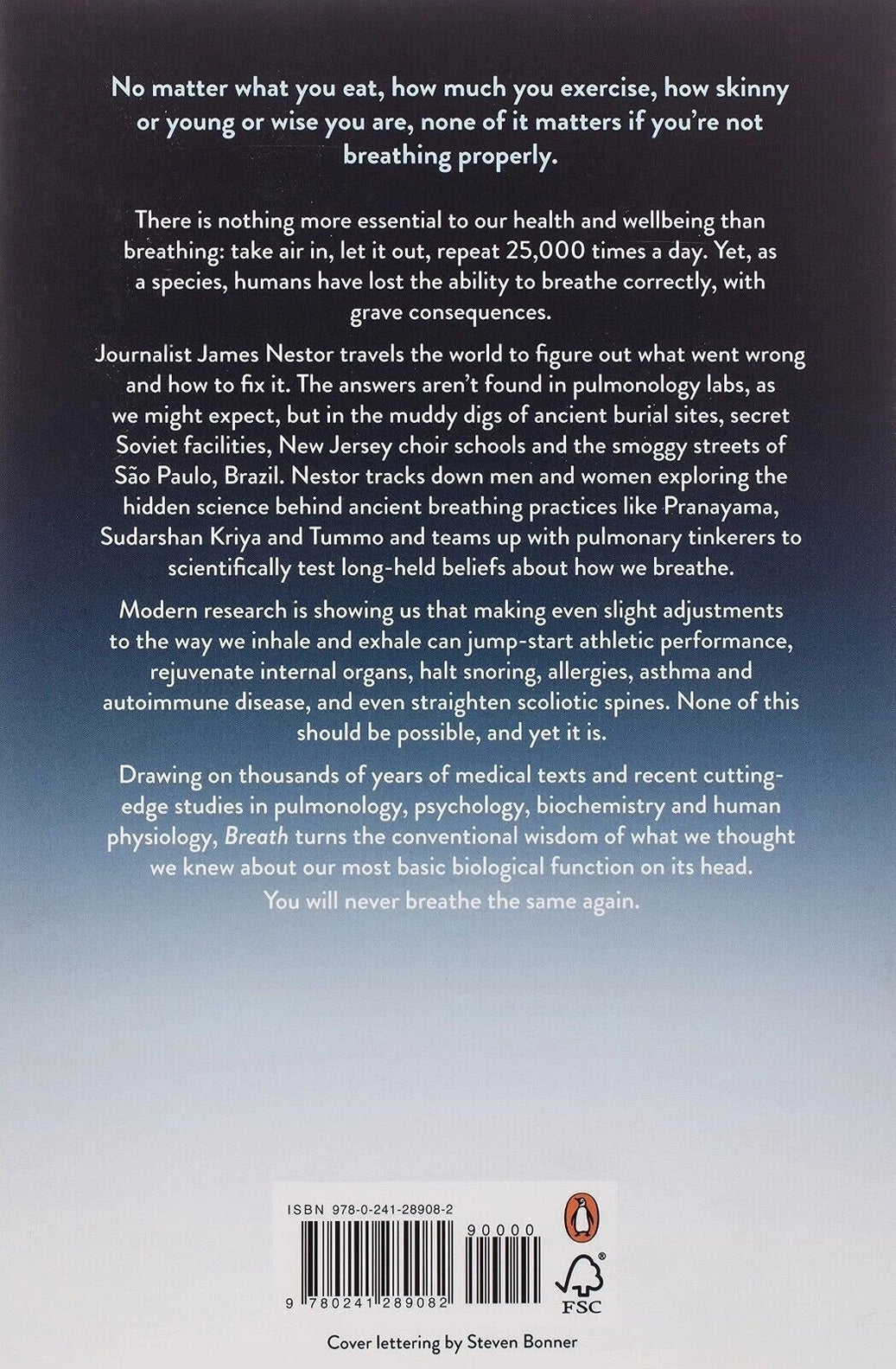 Breath: The New Science of a Lost Art By James Nestor NEW Paperback 2021