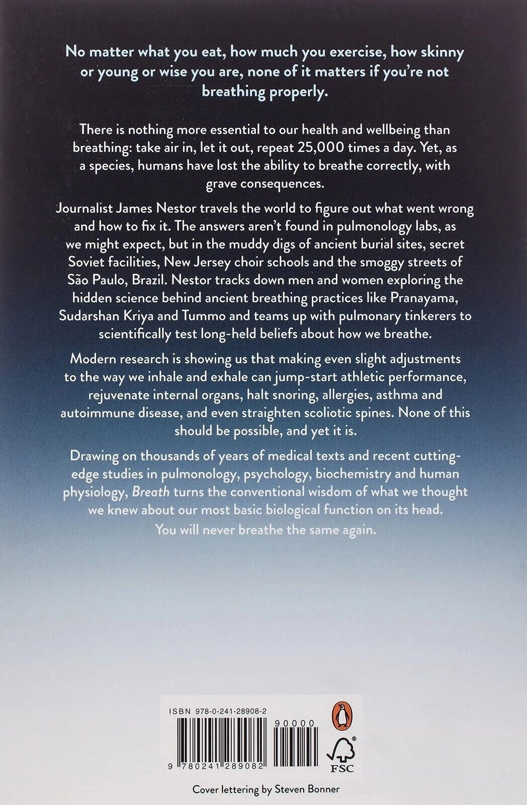 Breath: The New Science of a Lost Art By James Nestor NEW Paperback 2021