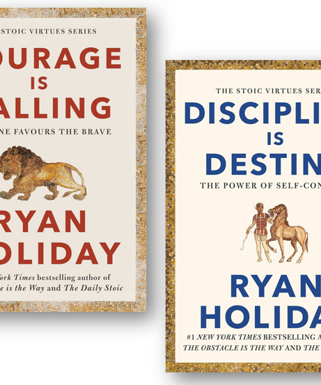 Ryan Holiday- Courage Is Calling, Discipline Is Destiny 2 Books