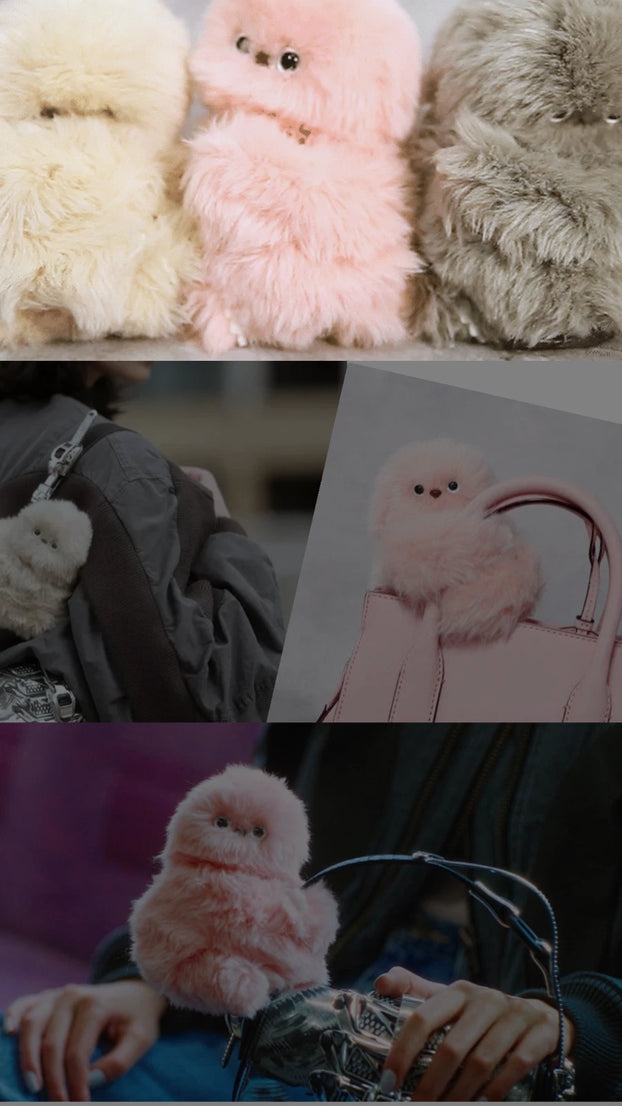 Mirumi Furry Robot Bag Charm by Yukai Engineering – Interactive Plush Clip Toy