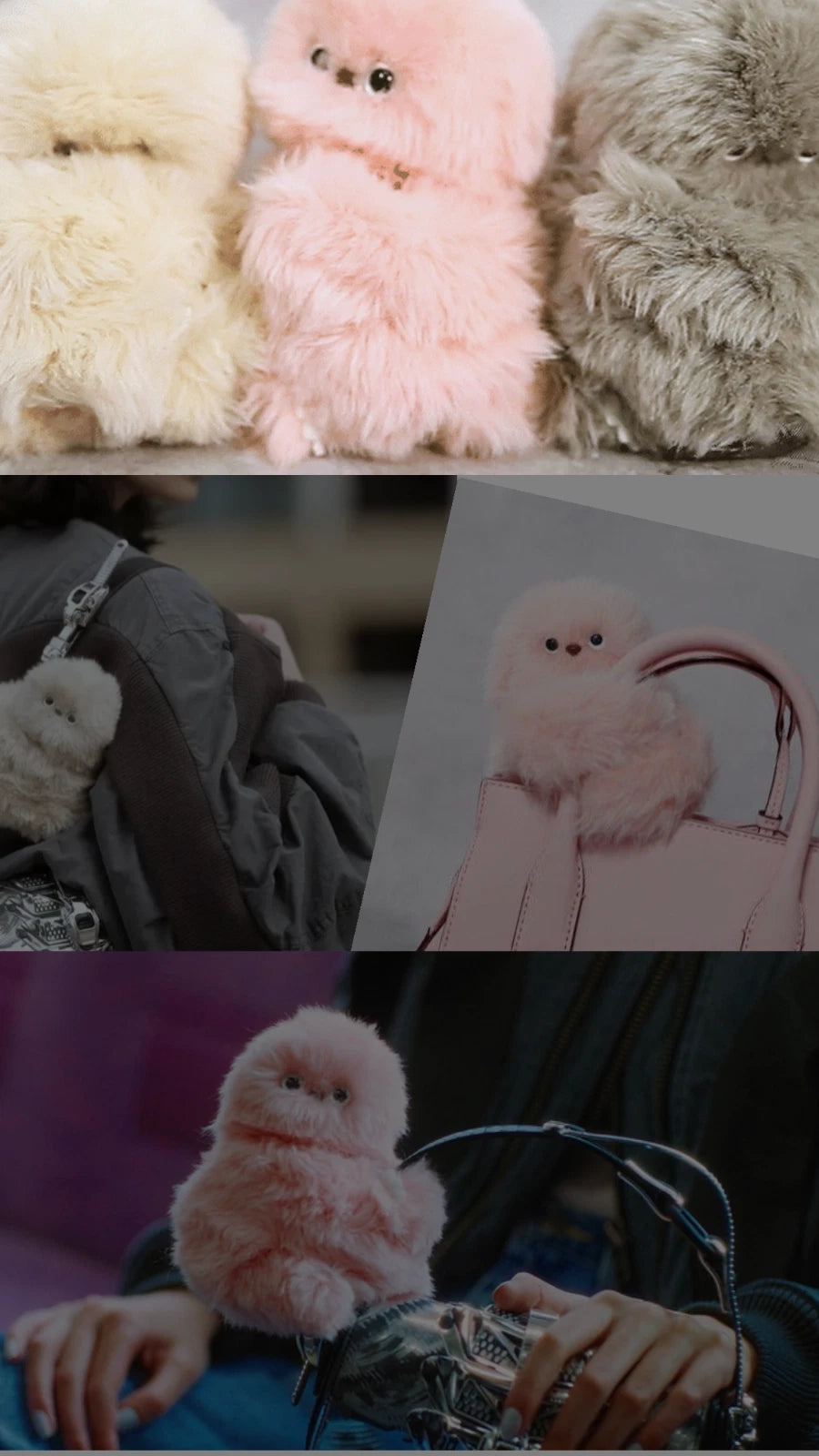 Mirumi Furry Robot Bag Charm by Yukai Engineering – Interactive Plush Clip Toy