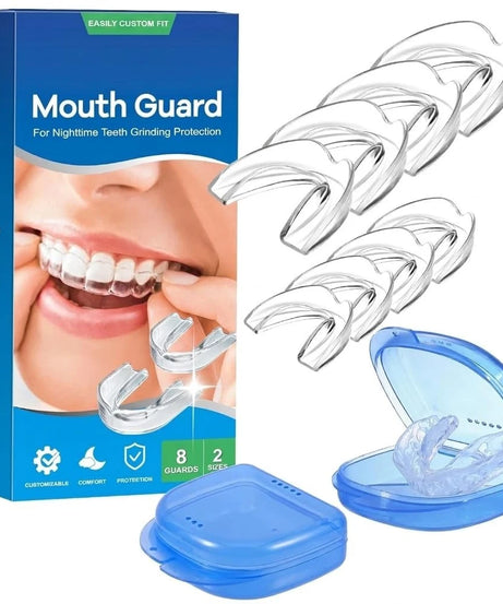 Mouth Guard for Grinding Teeth and Clenching Teeth MOUTH GUARD (8 GUARD +2 SIZE)