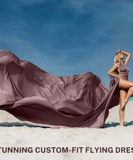 Photoshoot Flying Dress Backless Flying Dress Plus Size Flying Dress Halter Long