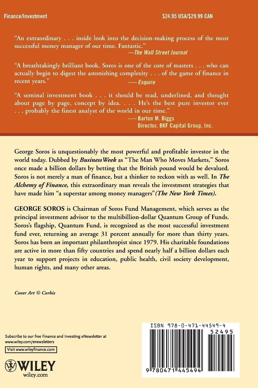 Alchemy of Finance by George Soros (2015, Trade Paperback)