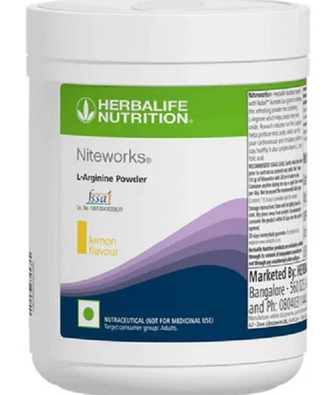 Herbalife Niteworks Lemon Flavor L-Arginine Supplement Powder – 300g