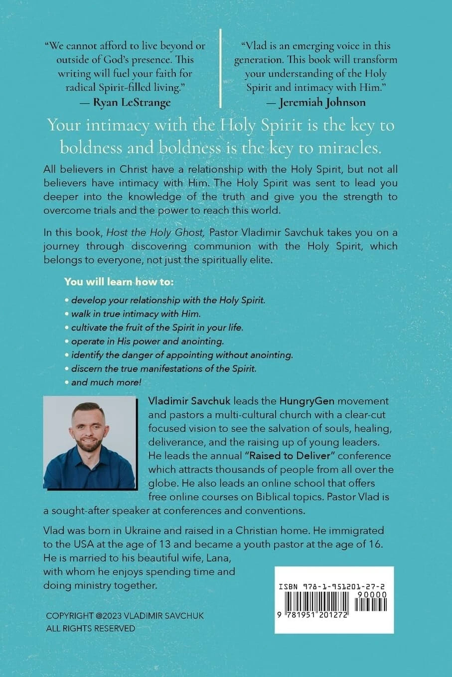 Host the Holy Ghost Paperback – 12 September 2023