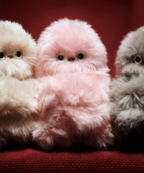 Mirumi Furry Robot Bag Charm by Yukai Engineering – Interactive Plush Clip Toy