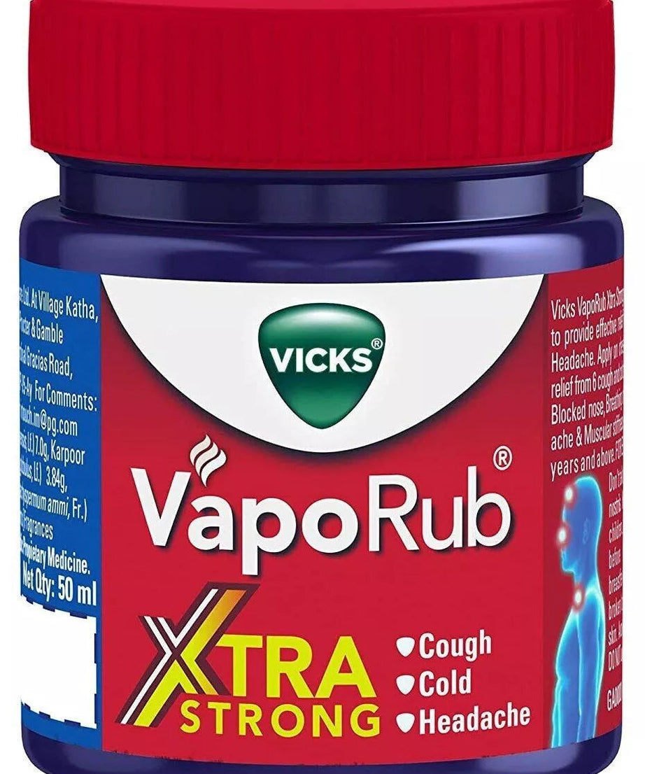 Vcicks VapoRub Xtra Strong,c (pack of 3)