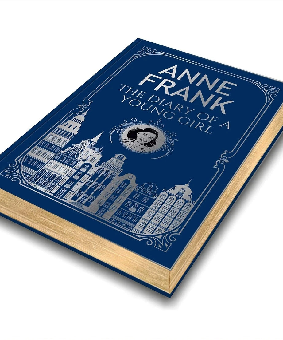 FREE SHIPPING-The Diary of A Young Girl by Anne Frank (Deluxe Hardbound Edition)