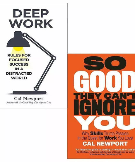 (Deep Work And So Good They Can't Ignore You-paperback 2books set