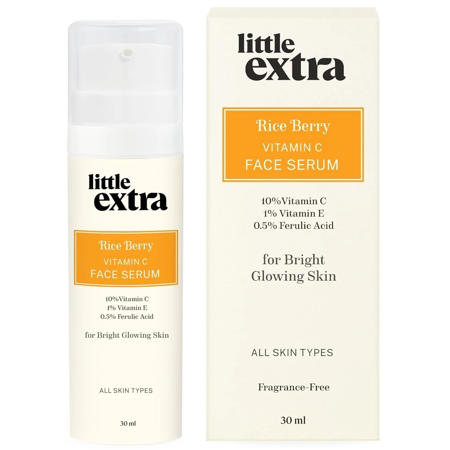 Little Extra Rice Berry 10% Vitamin C Face Serum for Glowing 30ml