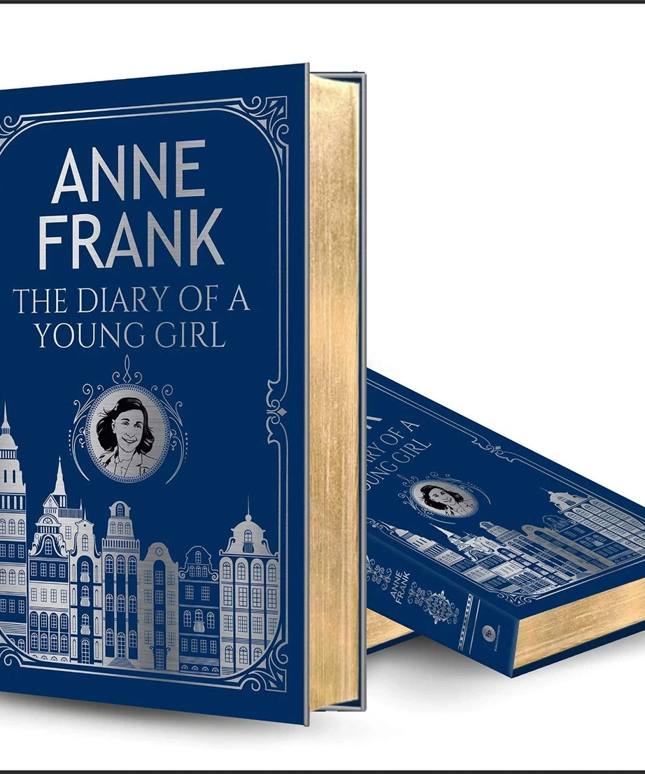 FREE SHIPPING-The Diary of A Young Girl by Anne Frank (Deluxe Hardbound Edition)