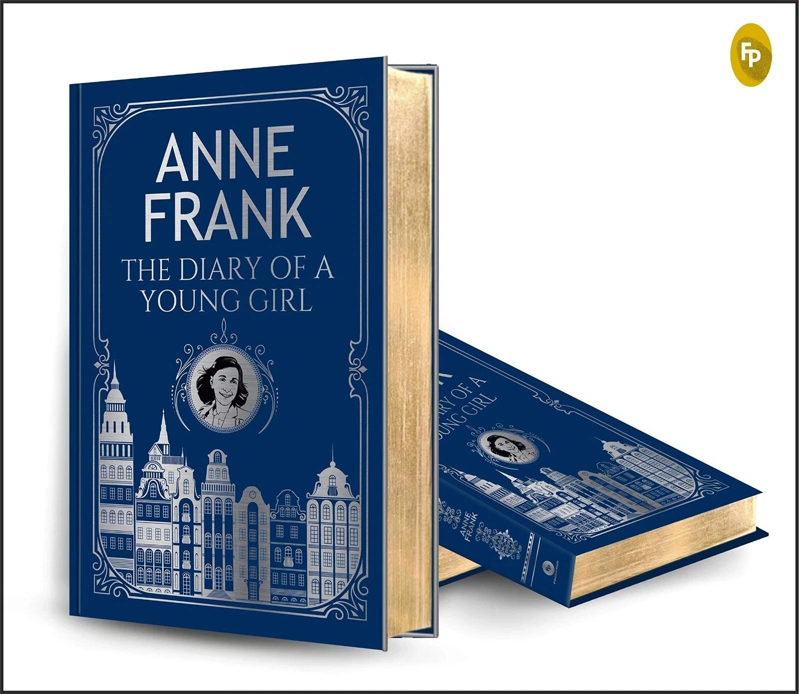FREE SHIPPING-The Diary of A Young Girl by Anne Frank (Deluxe Hardbound Edition)
