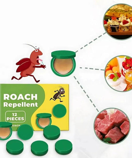 Roach Killer Cockroach Traps for Indoor & Outdoor Infestation Control pack of 12