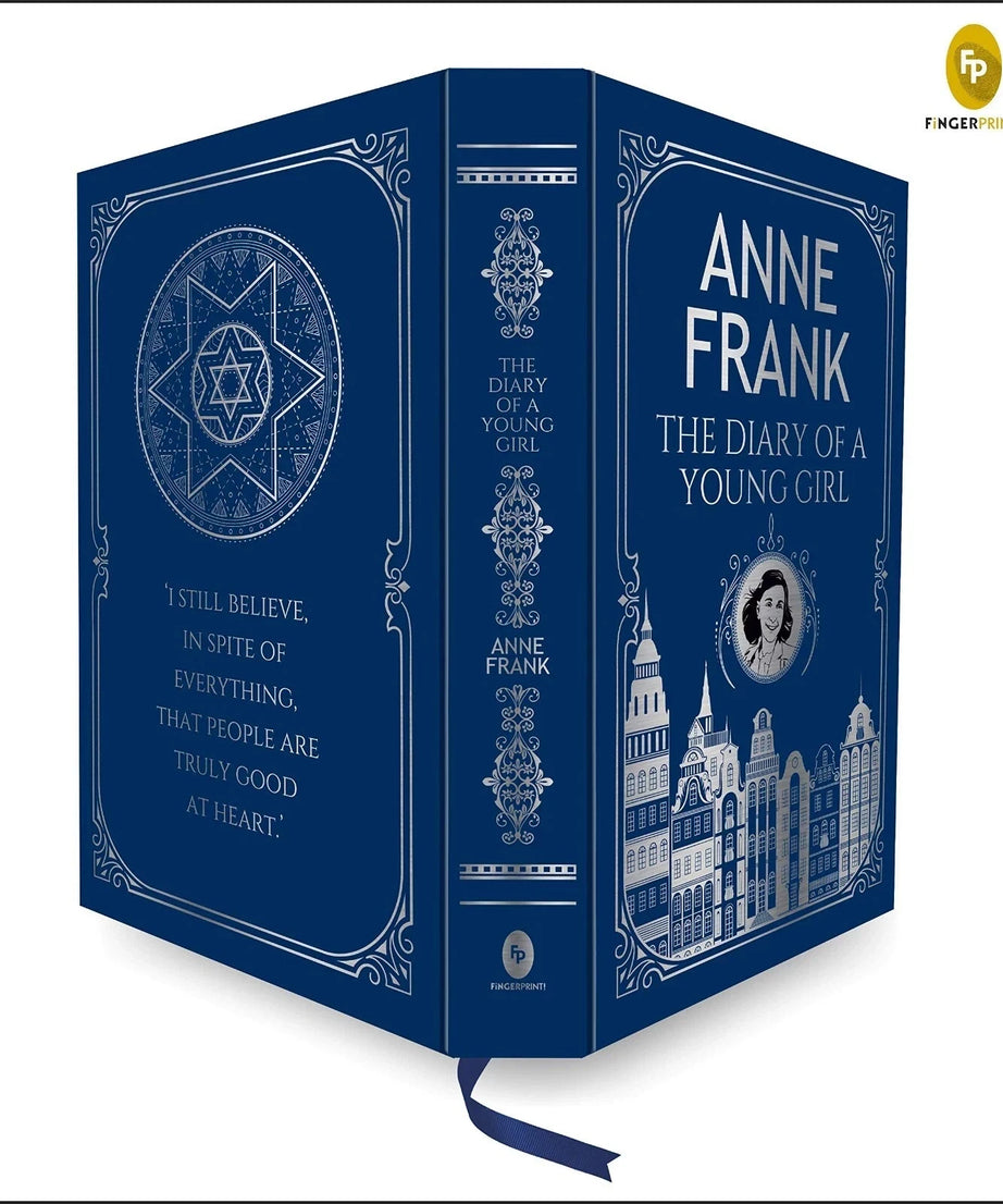 FREE SHIPPING-The Diary of A Young Girl by Anne Frank (Deluxe Hardbound Edition)