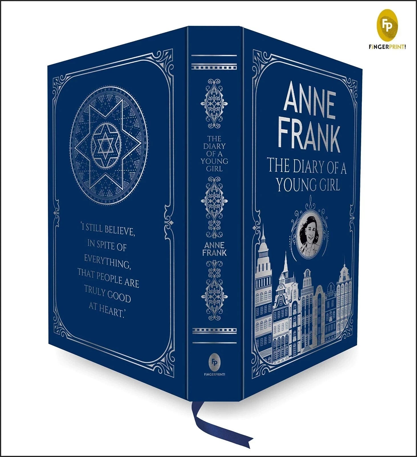 FREE SHIPPING-The Diary of A Young Girl by Anne Frank (Deluxe Hardbound Edition)