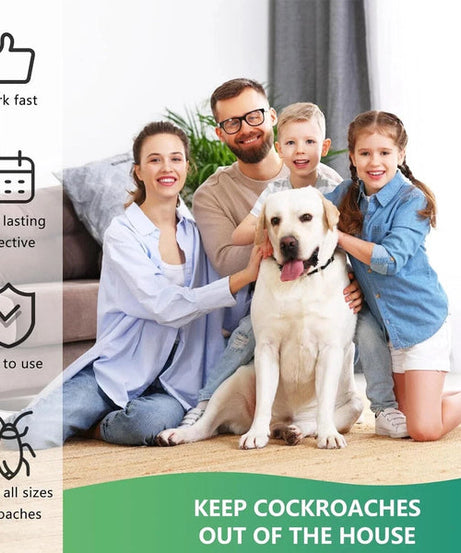 Roach Killer Cockroach Traps for Indoor & Outdoor Infestation Control pack of 12