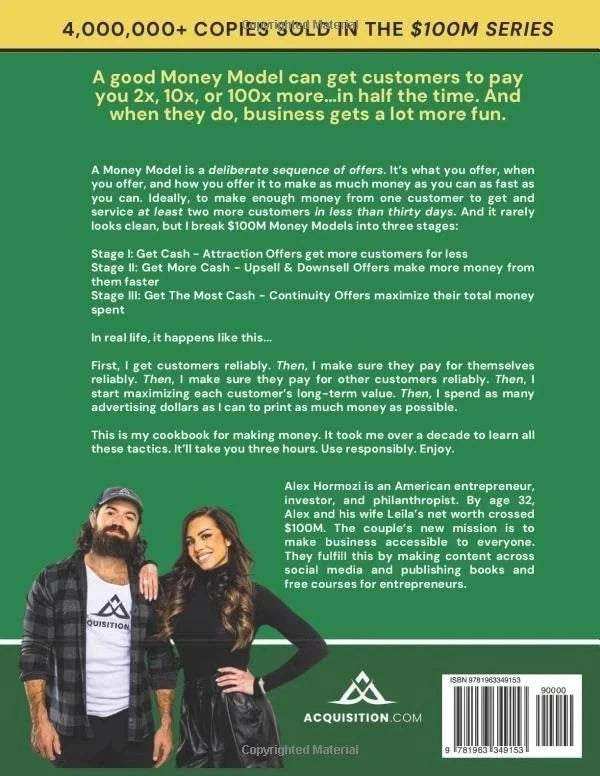 $100M Money Models: How To Make Money Paperback (BIG SIZE)