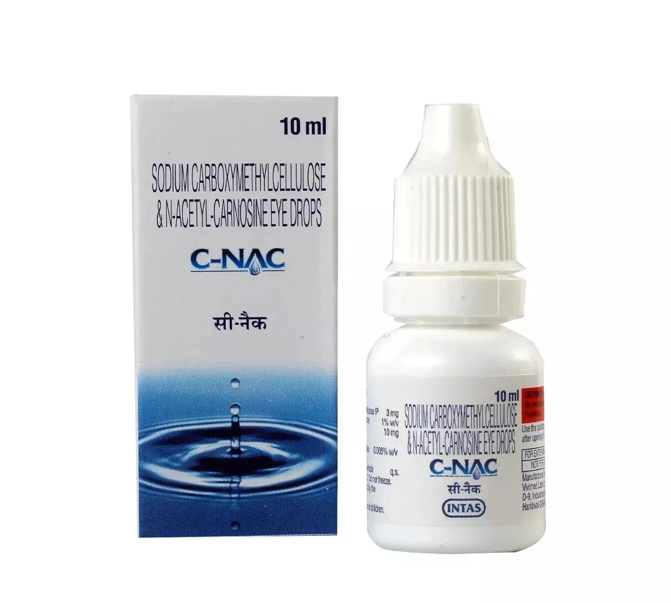 C-NAC Eye Drops, N-Acetyl-Carnosine Eye Drops - 10 ml
