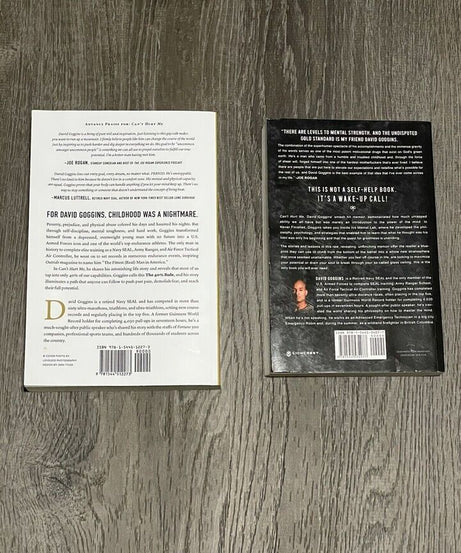 NEVER FINISHED : + CAN 'T HURT ME- Paperback