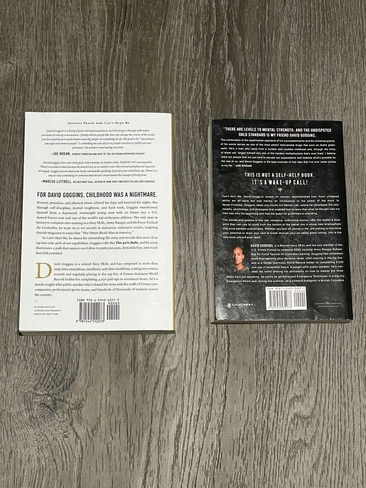 NEVER FINISHED : + CAN 'T HURT ME- Paperback