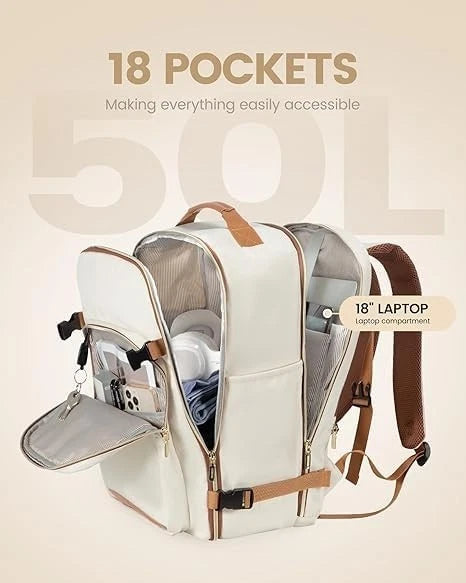 40L Travel Backpack for Women & Men, Airline Approved Carry On Luggage