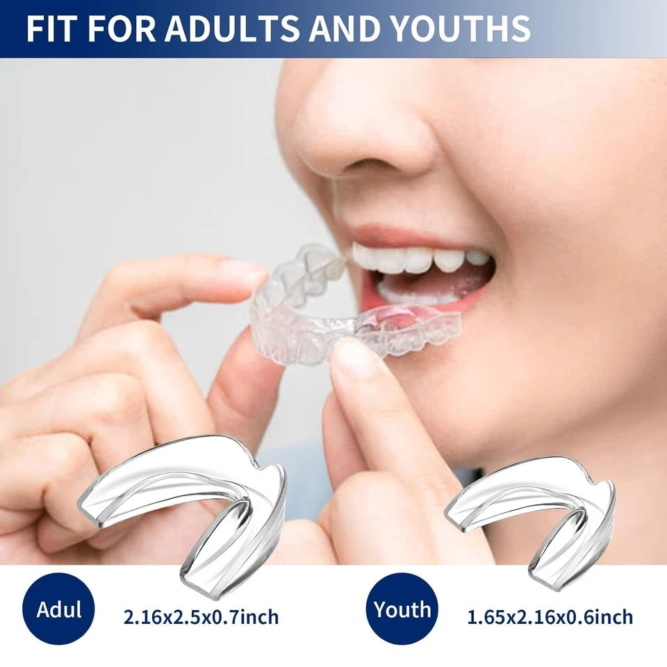 Mouth Guard for Grinding Teeth and Clenching Teeth MOUTH GUARD (8 GUARD +2 SIZE)