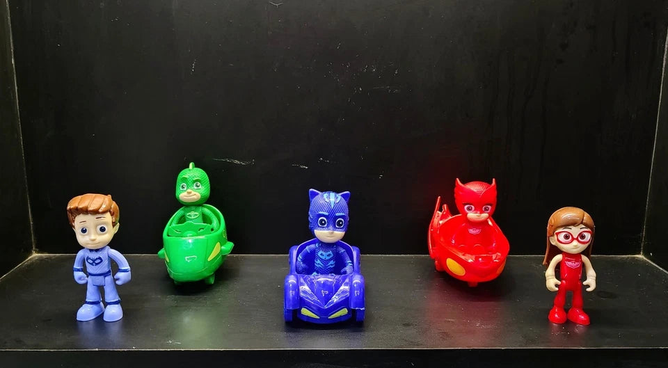 Cartoon Superhero PJ Masks Toy Set