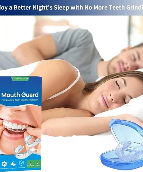 Mouth Guard for Grinding Teeth and Clenching Teeth MOUTH GUARD (8 GUARD +2 SIZE)