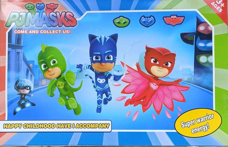 Cartoon Superhero PJ Masks Toy Set