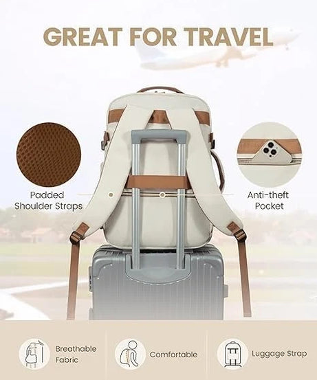 40L Travel Backpack for Women & Men, Airline Approved Carry On Luggage