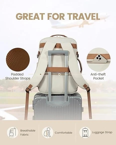 40L Travel Backpack for Women & Men, Airline Approved Carry On Luggage