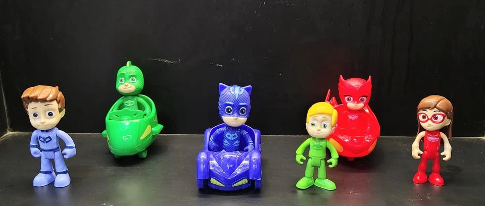 Cartoon Superhero PJ Masks Toy Set