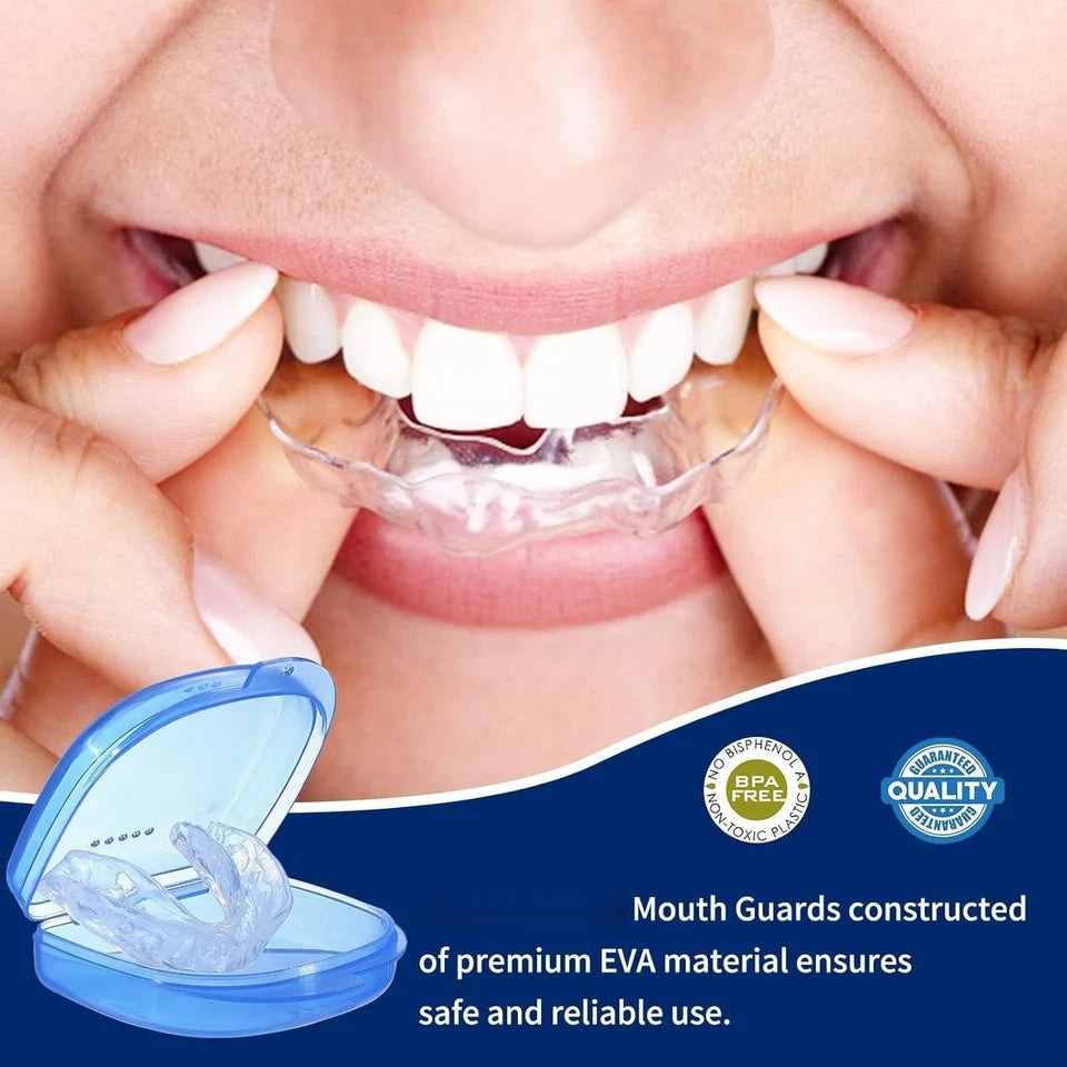 Mouth Guard for Grinding Teeth and Clenching Teeth MOUTH GUARD (8 GUARD +2 SIZE)