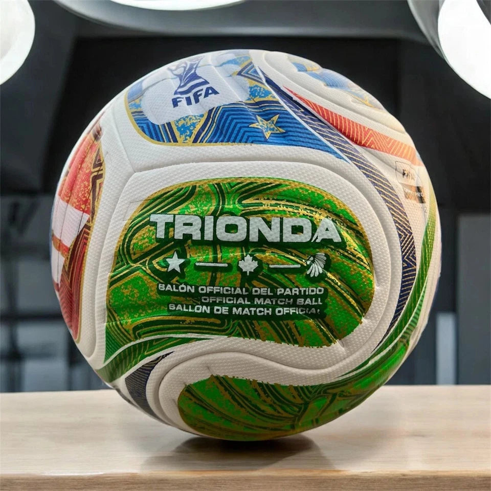 Trionda Football with Air Pump – Official Match Soccer Ball for Kids & Adults, Outdoor Training Practice Ball