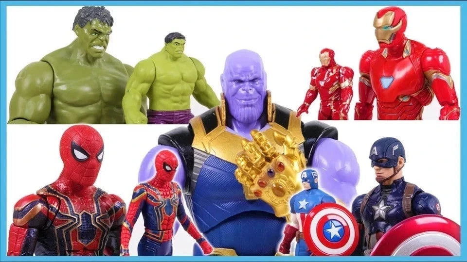 Avengers Superhero Action Figure Toy Set of 5
