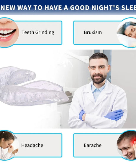 Mouth Guard for Grinding Teeth and Clenching Teeth MOUTH GUARD (8 GUARD +2 SIZE)