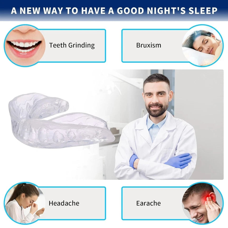 Mouth Guard for Grinding Teeth and Clenching Teeth MOUTH GUARD (8 GUARD +2 SIZE)