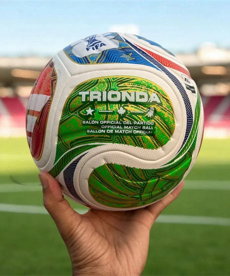 Trionda Football with Air Pump – Official Match Soccer Ball for Kids & Adults, Outdoor Training Practice Ball