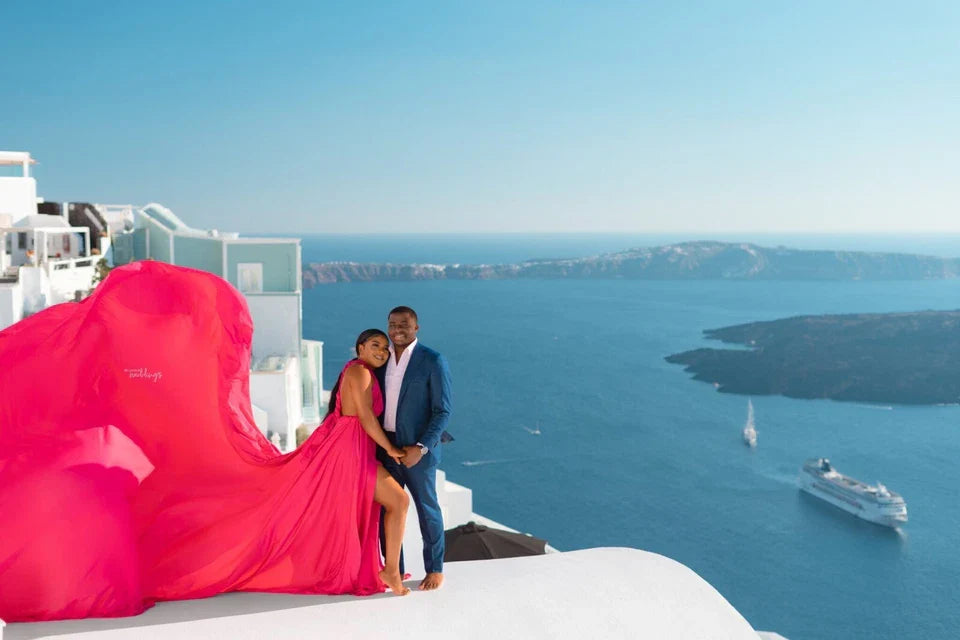 Women’s Long Satin Maxi Dress with Train for Photoshoots and Events