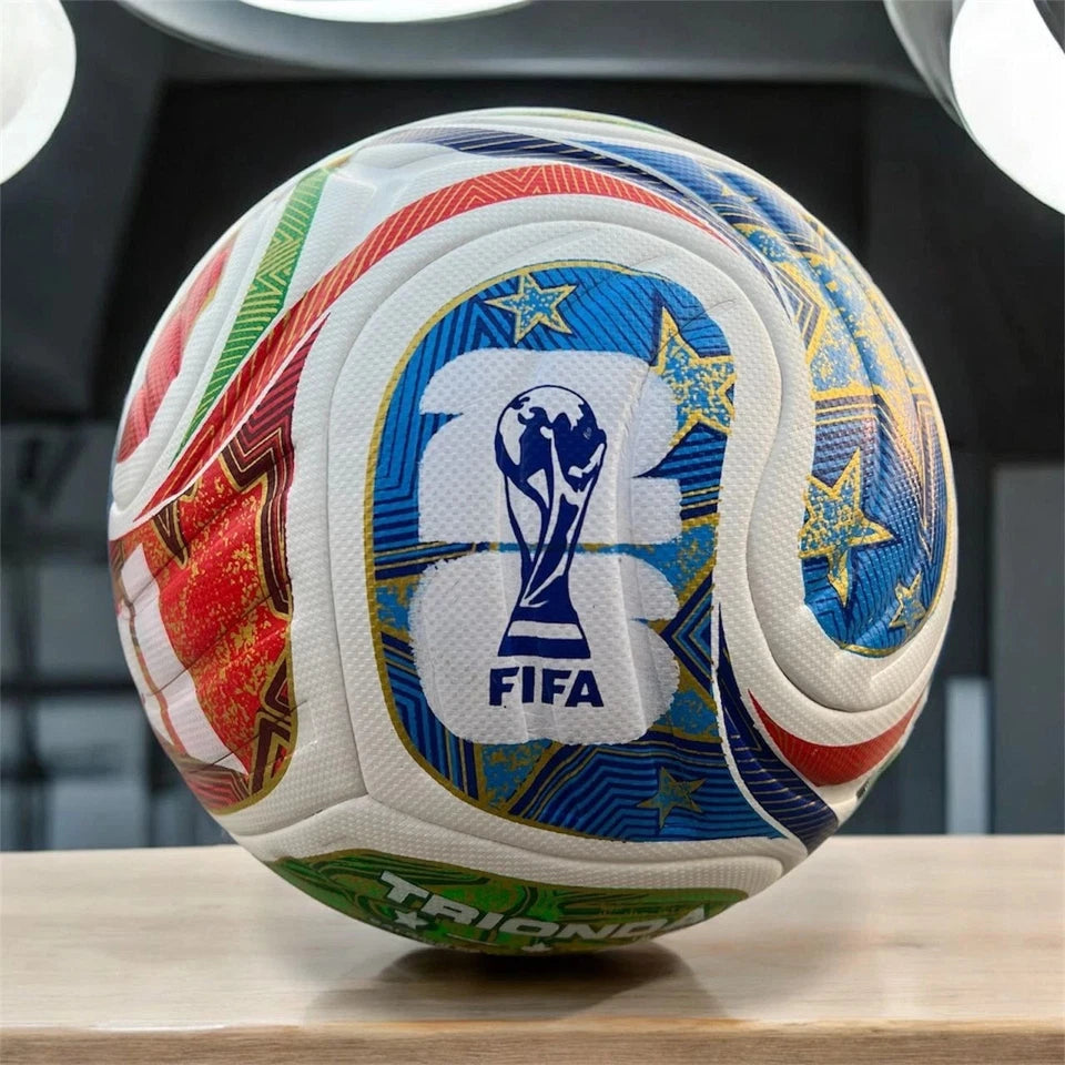 Trionda Football with Air Pump – Official Match Soccer Ball for Kids & Adults, Outdoor Training Practice Ball