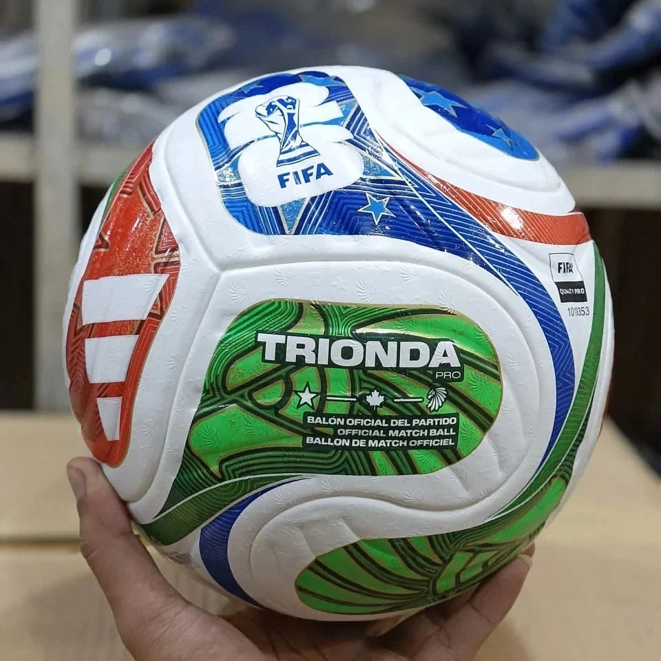 Trionda Football with Air Pump – Official Match Soccer Ball for Kids & Adults, Outdoor Training Practice Ball